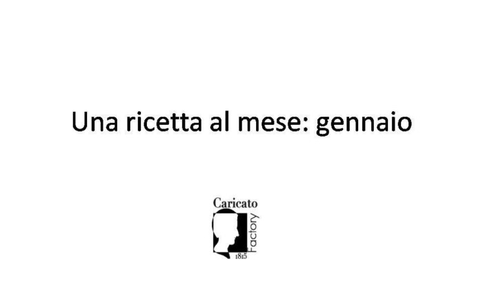 Una ricetta al mese Gennaio