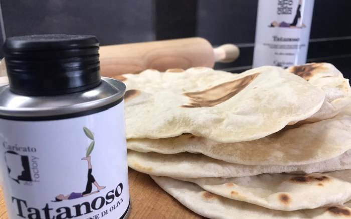 4 Piadina con olio EVO Tatanoso