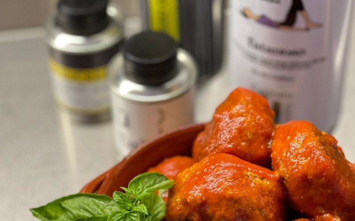 Polpette al sugo con olio EVO TATANOSO